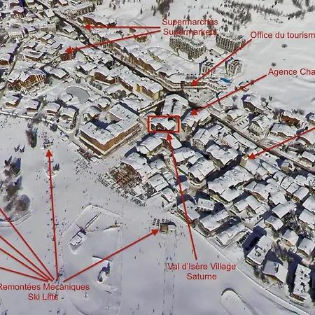 Duplex Confortable Aux Pieds Avec Parking - Fr-1-862-55 Val-dʼIsère